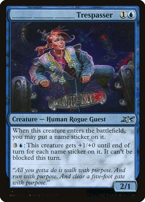 UNF: _______ _______ _______ Trespasser (Galaxy Foil)