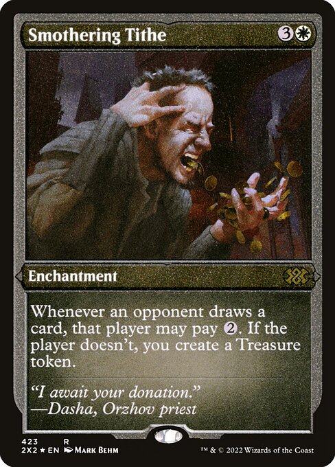2X2: Smothering Tithe (Foil Etched)