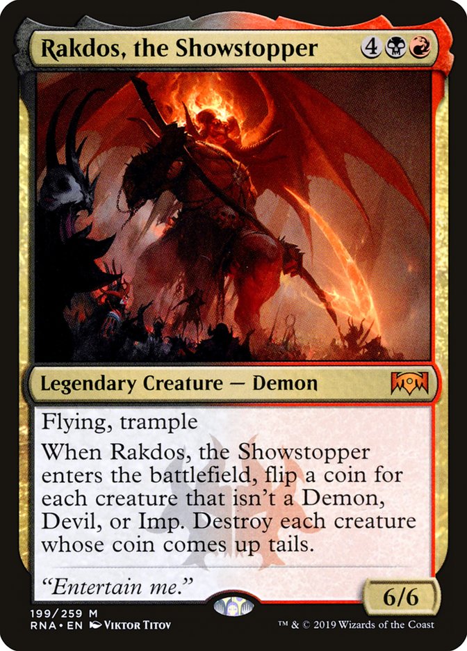 Rakdos, the Showstopper [Foil] :: RNA