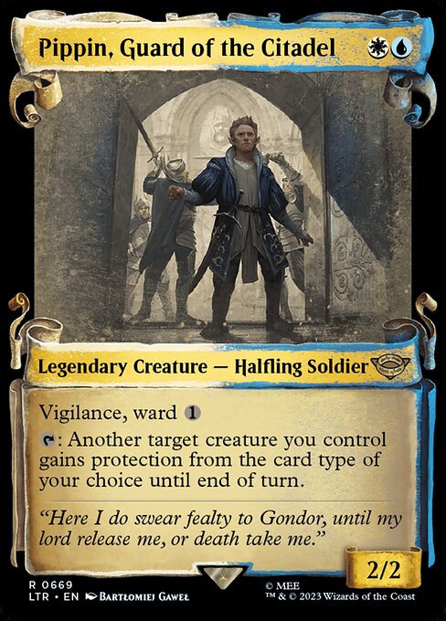LTR: Pippin, Guard of the Citadel (Showcase Scrolls) (Foil)