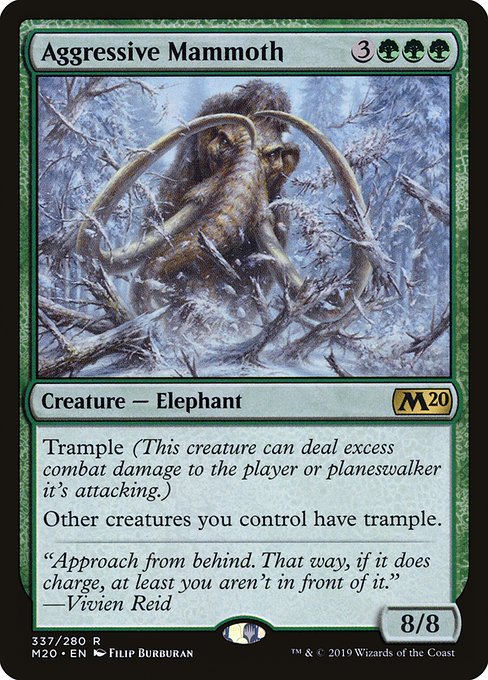 M20: Aggressive Mammoth