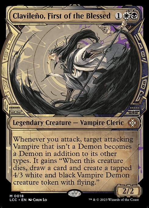 LCC: Clavileno, First of the Blessed (Showcase) (Foil)