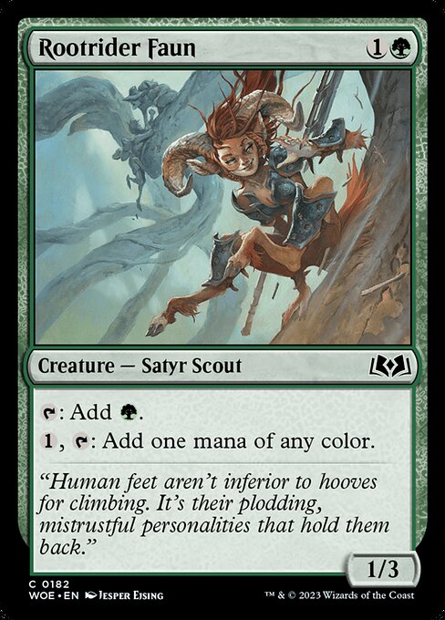 WOE: Rootrider Faun (Foil)