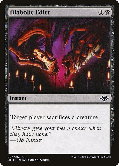 MH1: Diabolic Edict (Foil)