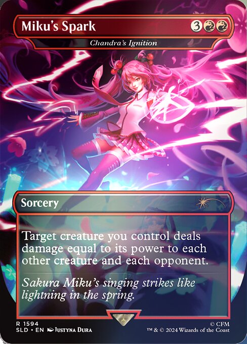 SLD: Miku's Spark - Chandra's Ignition (Rainbow Foil)