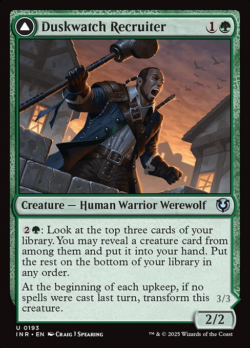 INR: Duskwatch Recruiter (Foil)