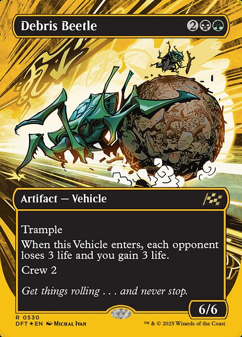 DFT: Debris Beetle (Borderless) (First-Place Foil)