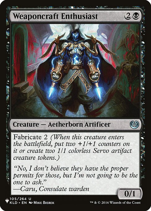 PLST: Weaponcraft Enthusiast