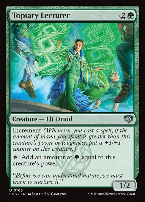 SOS: Topiary Lecturer (Foil)
