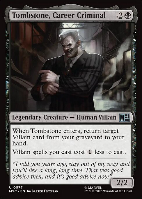 MSC: Tombstone, Career Criminal (0577)