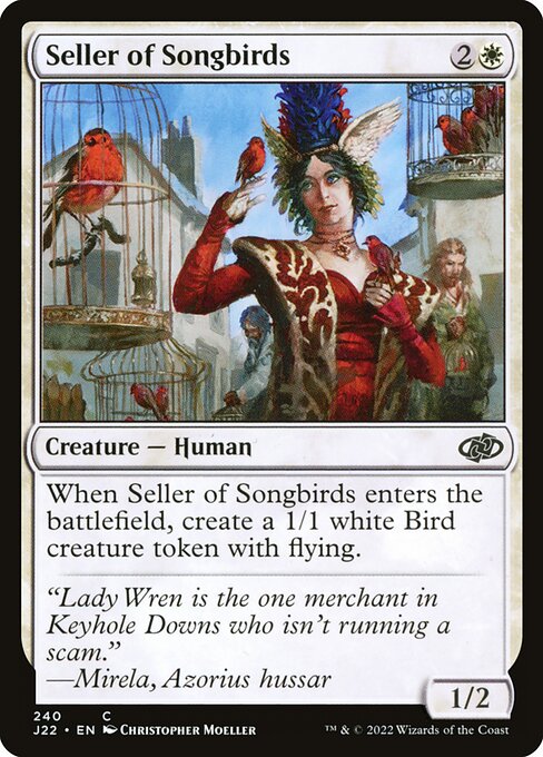 J22: Seller of Songbirds