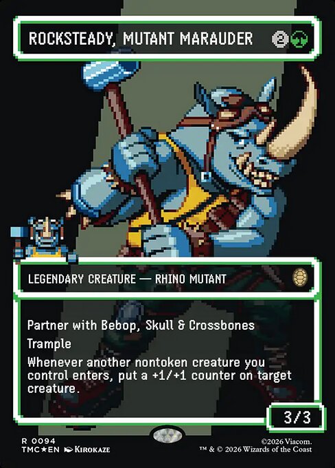 TMC: Rocksteady, Mutant Marauder (Borderless) (Surge Foil)