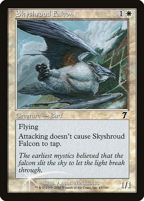 7ED: Skyshroud Falcon (Foil)