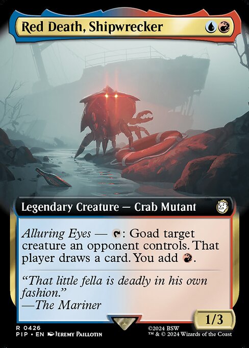 PIP: Red Death, Shipwrecker (Extended Art) (Foil)