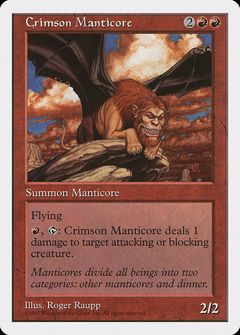 5ED: Crimson Manticore