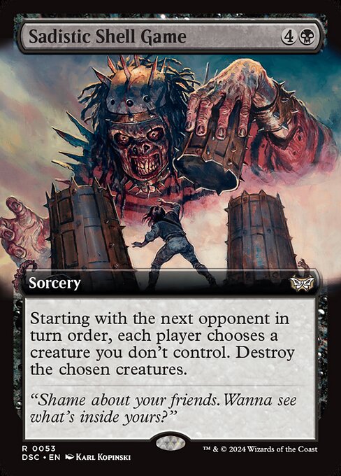 DSC: Sadistic Shell Game (Extended Art) (Foil)