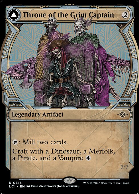 LCI: Throne of the Grim Captain (Showcase) (Foil)