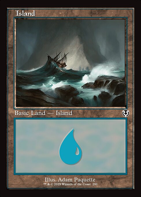 INR: Island (291) (Retro Frame)