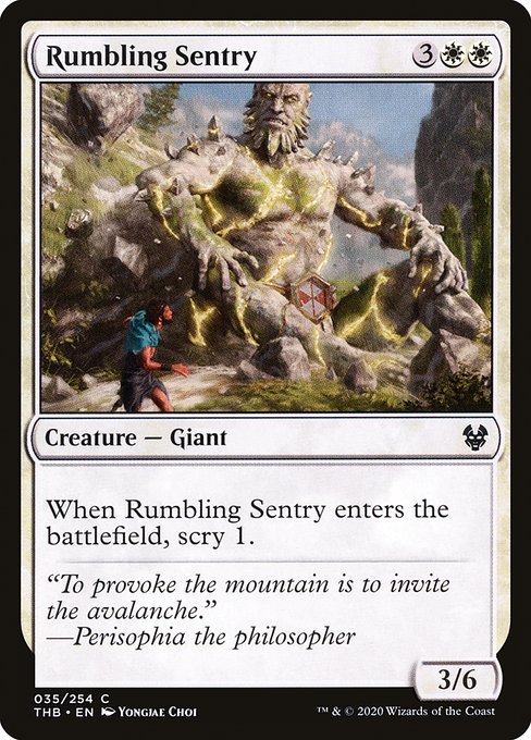 THB: Rumbling Sentry