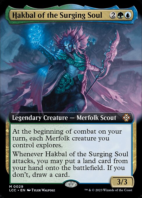 LCC: Hakbal of the Surging Soul (Extended Art) (Foil)