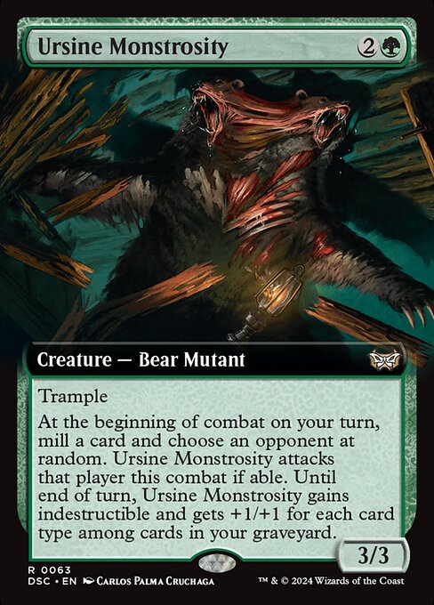 DSC: Ursine Monstrosity (Extended Art) (Foil)