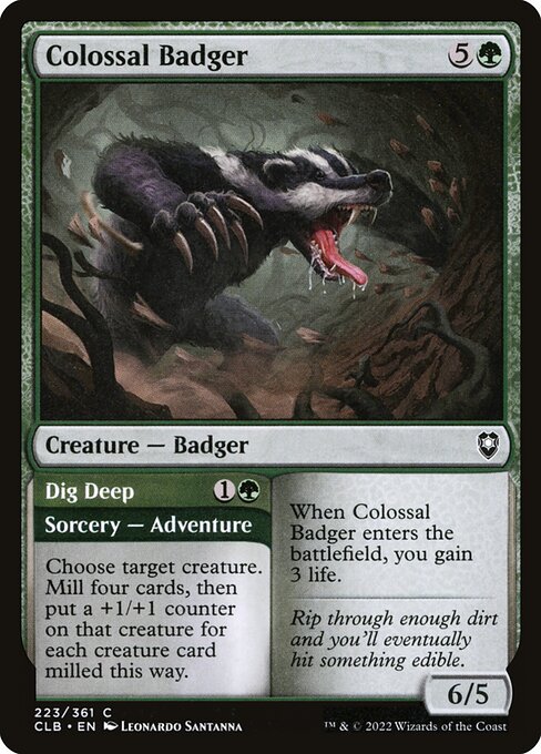 CLB: Colossal Badger (Foil)