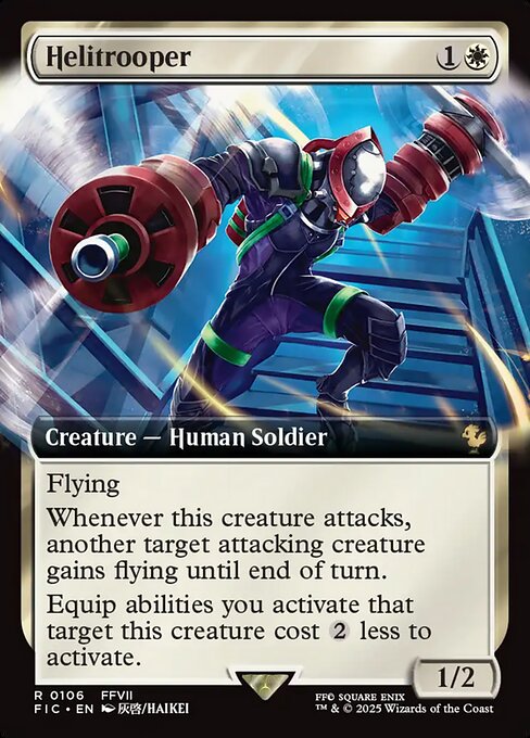 FIC: Helitrooper (Extended Art) (Foil)