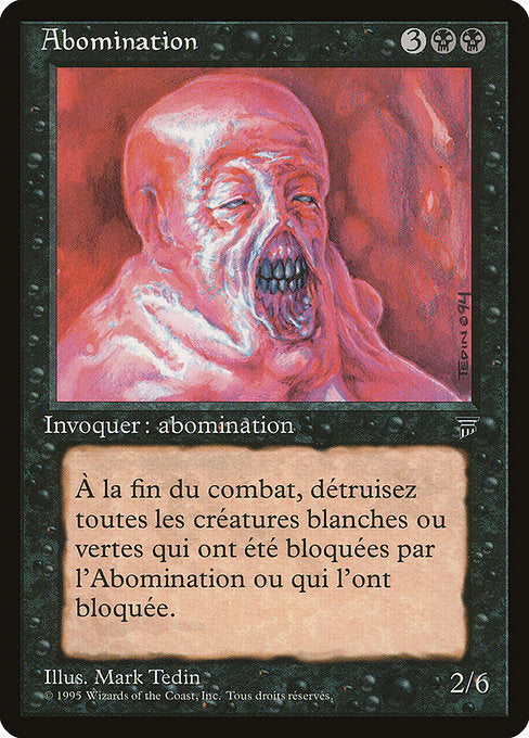 REN: Abomination (French)