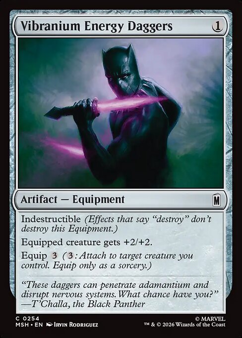 MSH: Vibranium Energy Daggers (Foil)