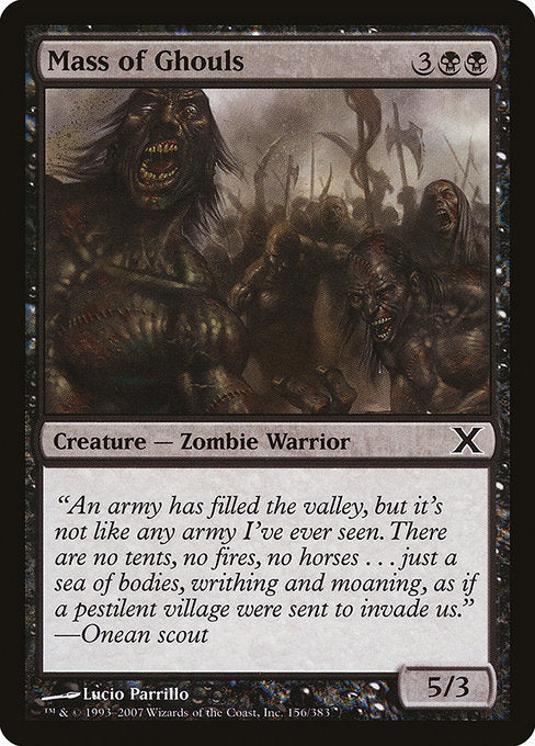 10E: Mass of Ghouls (Foil)