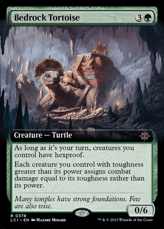 Bedrock Tortoise (Extended Art) [Foil] :: LCI