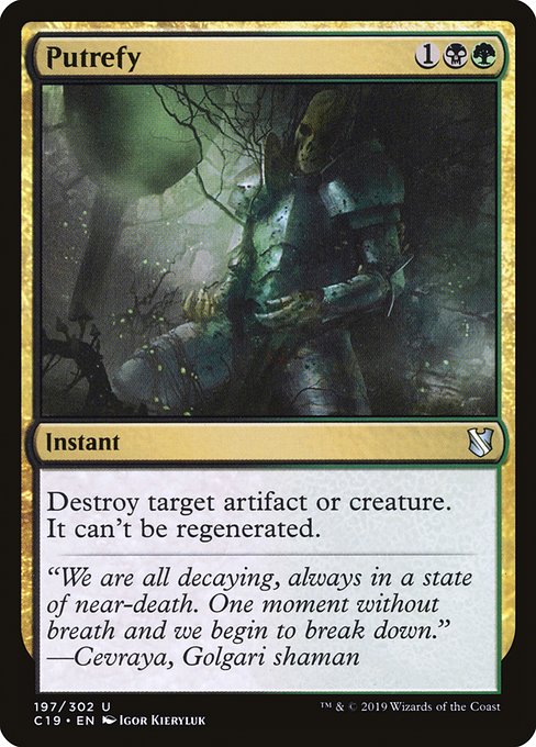 C19: Putrefy