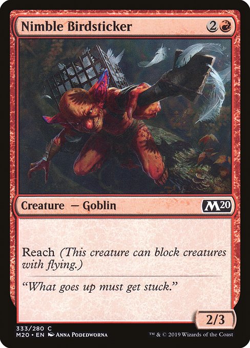 M20: Nimble Birdsticker