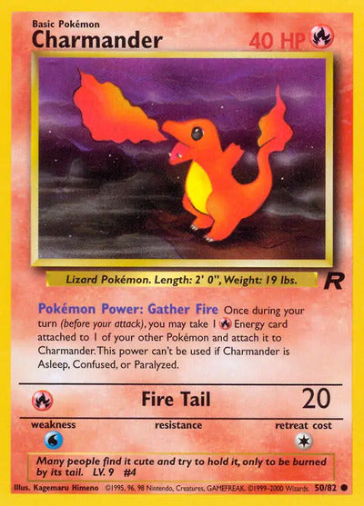 Charmander 50/82 Unlimited Team Rocket