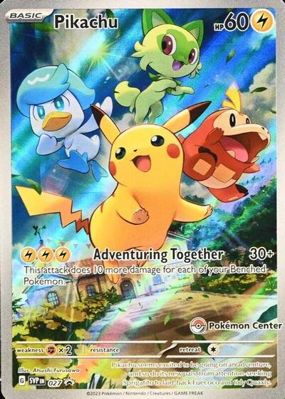 SVP: Pikachu - 027 (Pokemon Center Exclusive) (Holofoil)