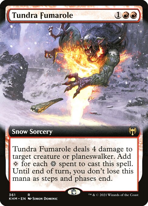 KHM: Tundra Fumarole (Extended Art) (Foil)