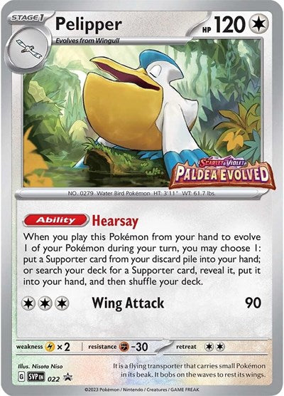 SVP: Pelipper - 022 (Prerelease) (Holofoil)
