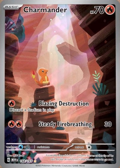 MEW: Charmander - 168/165 (Holofoil)