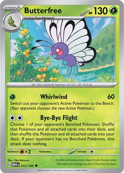 MEW: Butterfree (Reverse Holofoil)