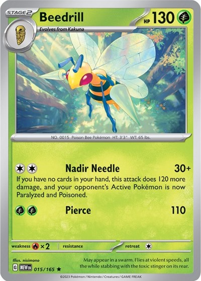 MEW: Beedrill (Reverse Holofoil)
