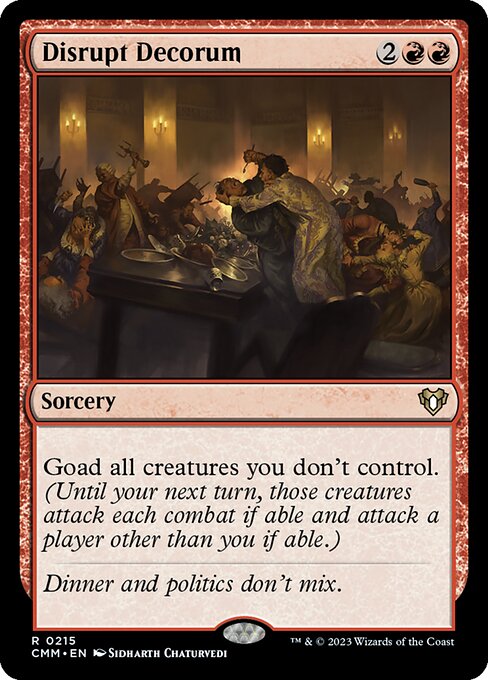 CMM: Disrupt Decorum (Foil)