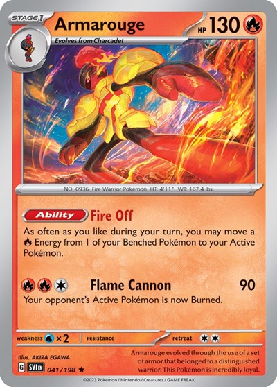 MCAP: Armarouge - 041/198 (Line Holo) (Holofoil)