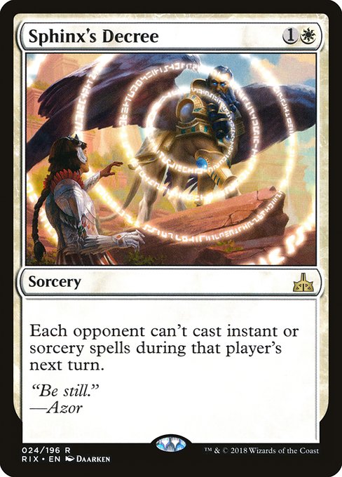RIX: Sphinx's Decree
