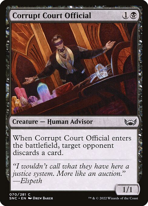 SNC: Corrupt Court Official