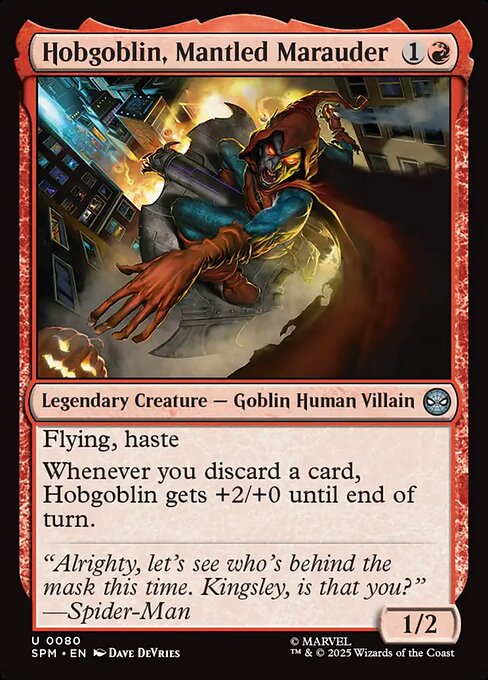SPM: Hobgoblin, Mantled Marauder