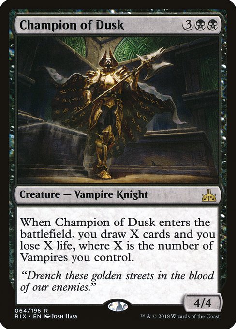 RIX: Champion of Dusk