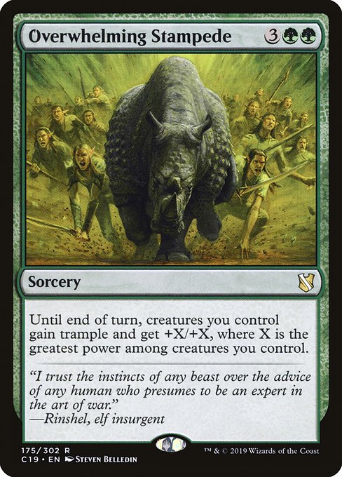 C19: Overwhelming Stampede