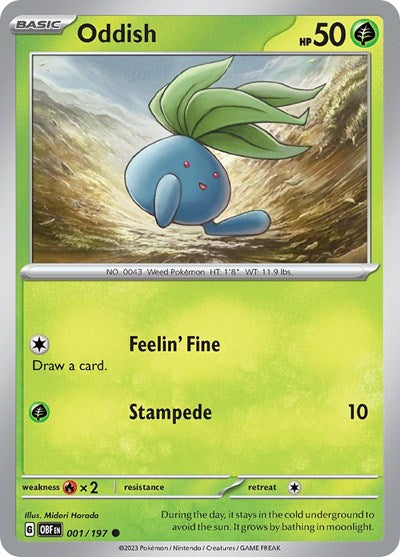 OBF: Oddish (Reverse Holofoil)