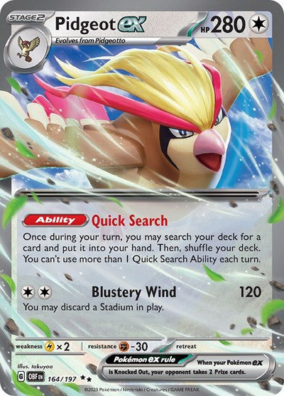 OBF: Pidgeot ex (Holofoil)