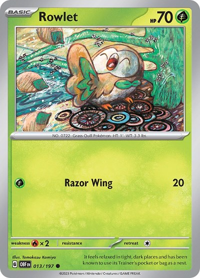 OBF: Rowlet (Reverse Holofoil)